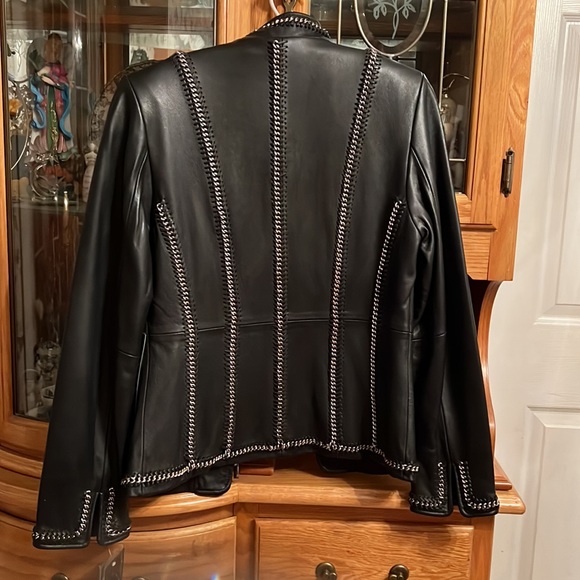 Pamela McCoy Leather and Chains XS Black Jacket - Picture 6 of 6